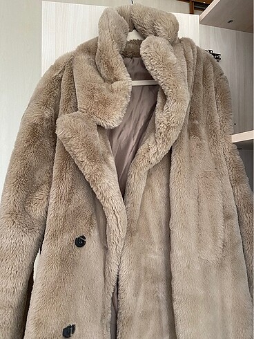 m Beden kahverengi Renk Pull&Bear suni kürk