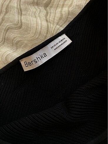 xs Beden Bershka Tek Omuzlu Elbise