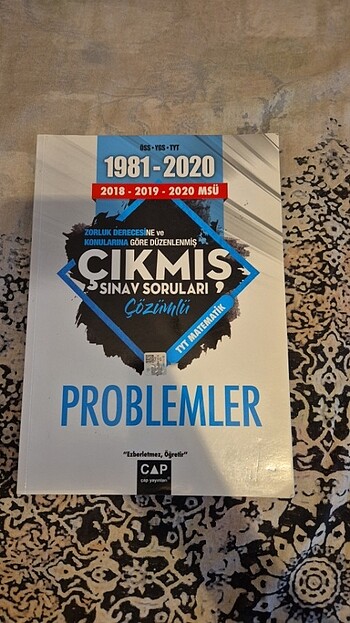 çap yayınları çıkmış problemler