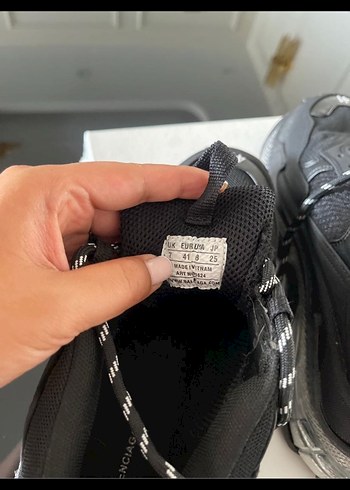 Balenciaga Siyah erkek Spor Ayakkabı - Görsel 4