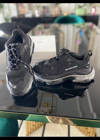 41 Beden Balenciaga Siyah erkek Spor Ayakkabı