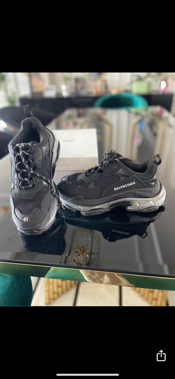 Balenciaga Siyah erkek Spor Ayakkabı - Görsel 2