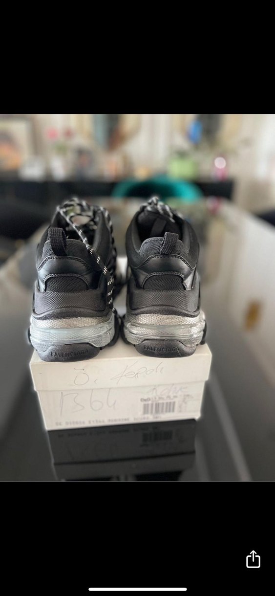 Balenciaga Siyah erkek Spor Ayakkabı - Görsel 3