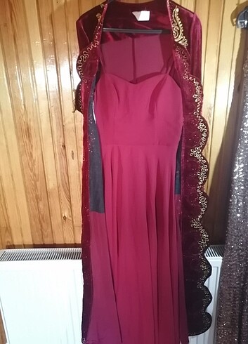 40 Beden Kına elbisesi