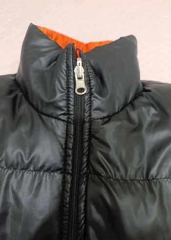 çift taraflı puf puf Erkek Yelek - Görsel 4