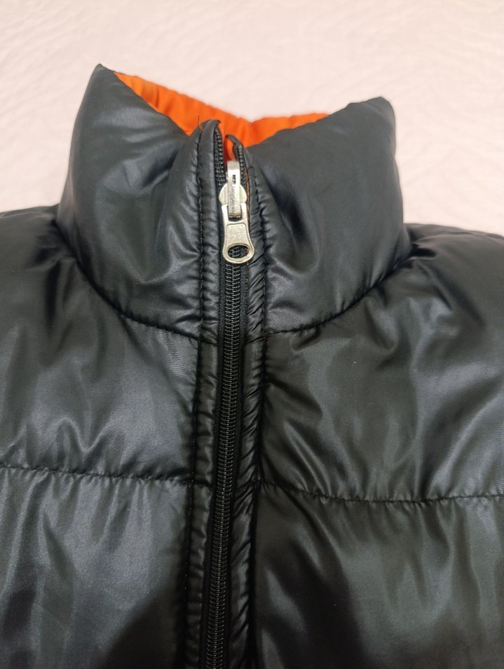 çift taraflı puf puf Erkek Yelek - Görsel 4