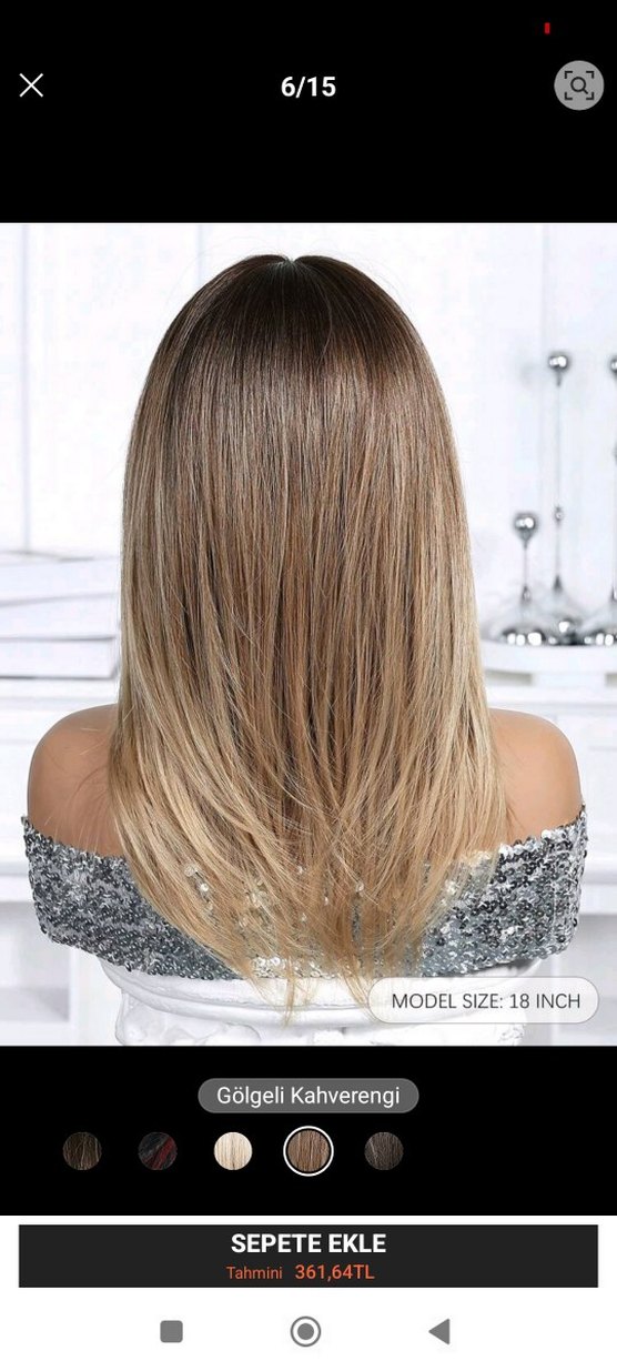 Parlak Bej Kadın Saç Aksesuarı - Görsel 2