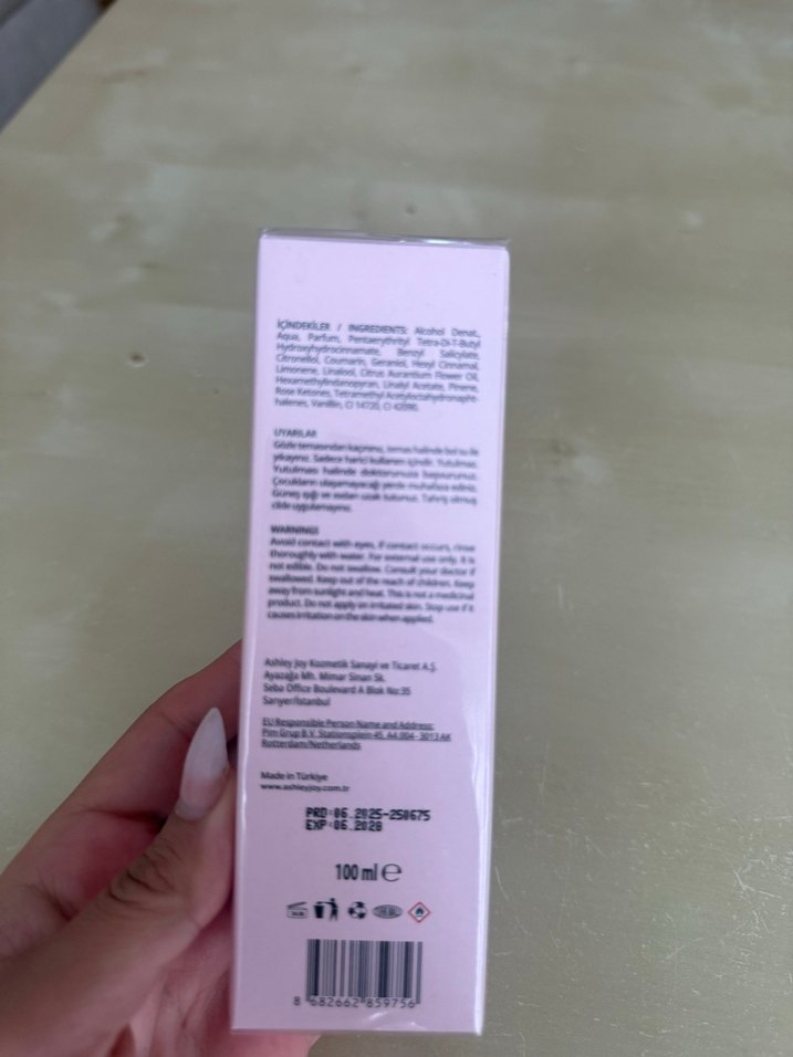 Ashley Joy Saffron Kadın Parfüm 100 ml - Görsel 4