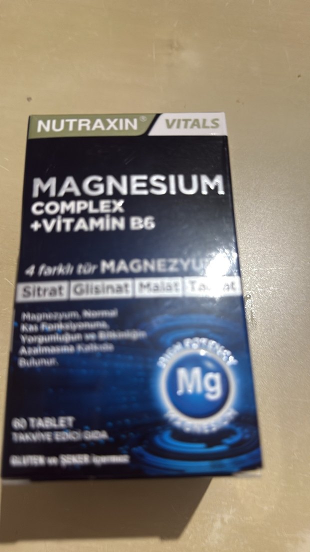 Nutraxin Magnezyum Kompleksi + B6 Vitamini - Görsel 2