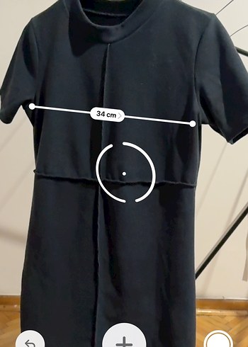 Kısa Kollu Siyah Midi Triko Elbise - Görsel 9