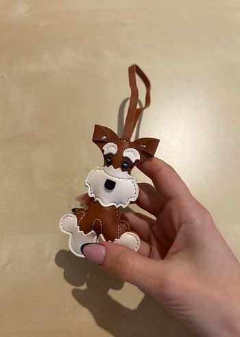 Kahverengi Püsküllü Kadın Charm - Görsel 3