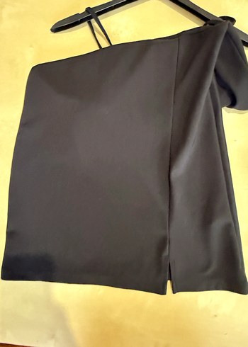 De Facto Halter Yaka Kadın Siyah Elbise - Görsel 8