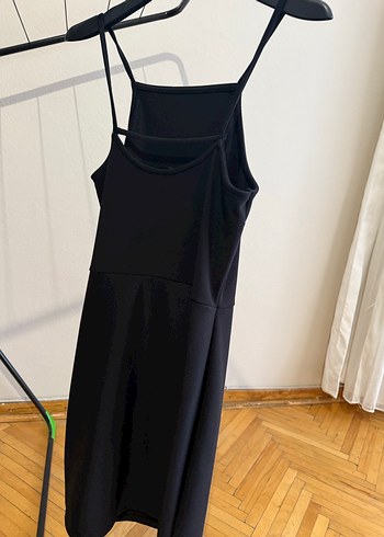 De Facto Halter Yaka Kadın Siyah Elbise - Görsel 5