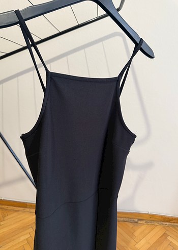 De Facto Halter Yaka Kadın Siyah Elbise - Görsel 4