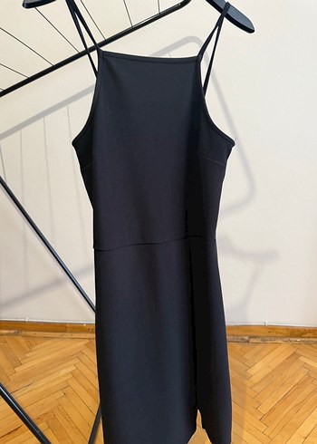 De Facto Halter Yaka Kadın Siyah Elbise - Görsel 2