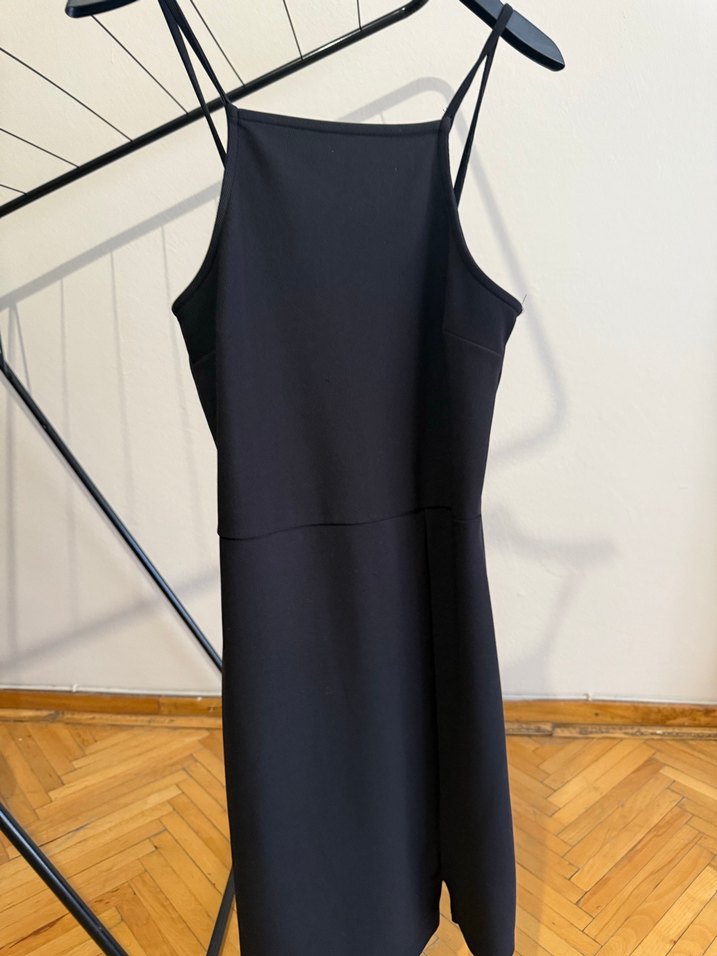 De Facto Halter Yaka Kadın Siyah Elbise - Görsel 2