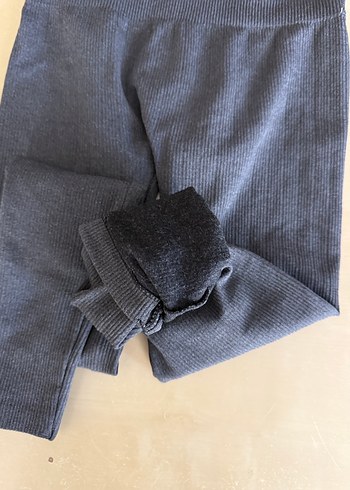 Penti Gri Termal Kadın Tayt Midi Boy - Görsel 5