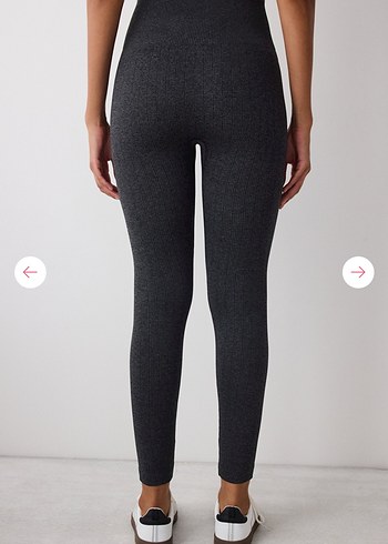 Penti Gri Termal Kadın Tayt Midi Boy - Görsel 2