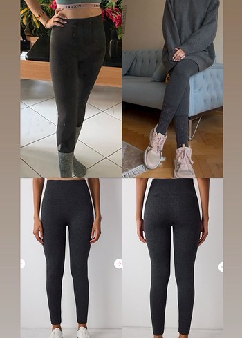 Penti Gri Termal Kadın Tayt Midi Boy - Görsel 11