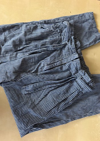 Twist Gri Bağlamalı Rahat Kesim Kadın pantolon - Görsel 7