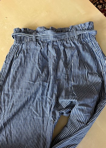 Twist Gri Bağlamalı Rahat Kesim Kadın pantolon - Görsel 10