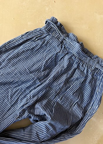 Twist Gri Bağlamalı Rahat Kesim Kadın pantolon - Görsel 11