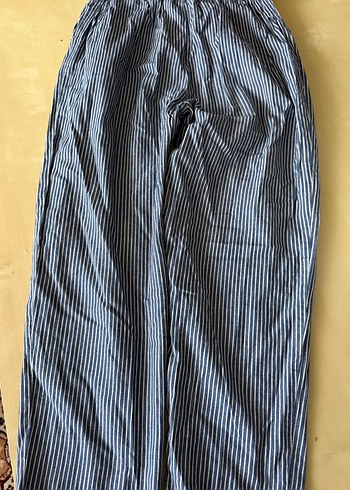 Twist Gri Bağlamalı Rahat Kesim Kadın pantolon - Görsel 13