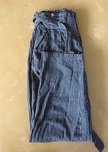 Twist Gri Bağlamalı Rahat Kesim Kadın pantolon - Görsel 9