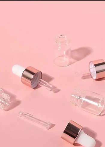 İki Adet Cam Damlılıklı Şişe - Görsel 5