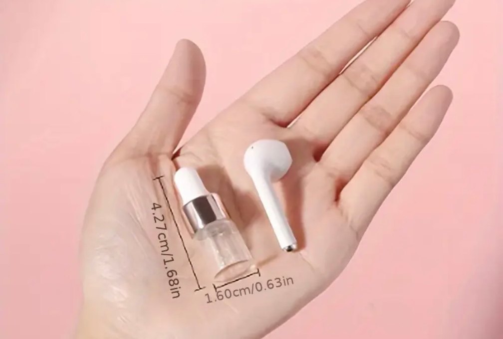 İki Adet Cam Damlılıklı Şişe - Görsel 3