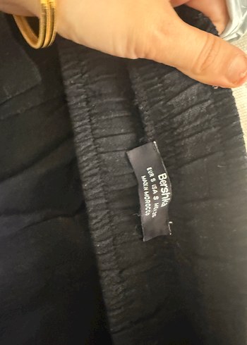 Bershka Berhka Siyah Salaş Kadın Pantolon