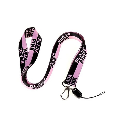 BLACK PINK TASARIMLI BOYUN ASKI İPİ
