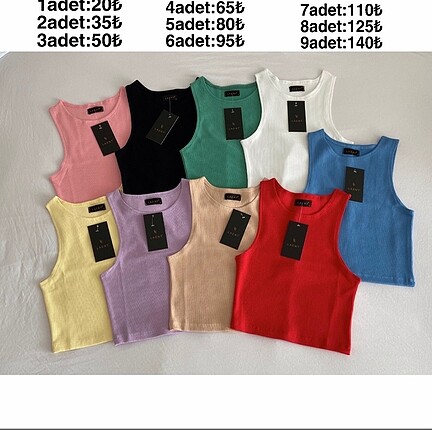 2 adet Crop top
