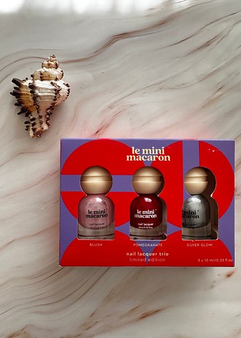 Le Mini Macaron 3'lü Oje Seti