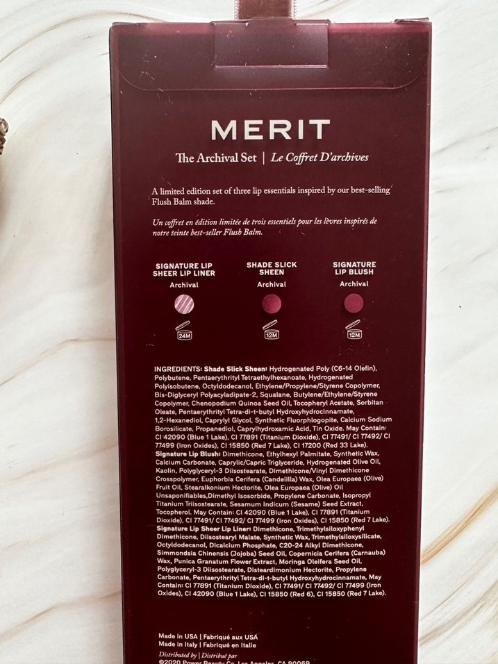 Merit The Archival Lip Set - Görsel 2