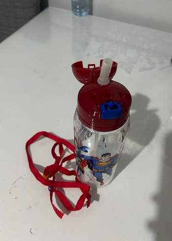 Renkli Superman Baskılı Çocuk Matara - Görsel 2