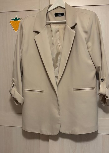 Bej Blazer Ceket