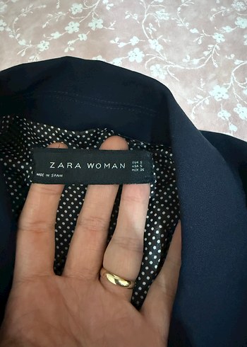 Düğmeli Lacivert Midi Kadın Ceket - Görsel 2