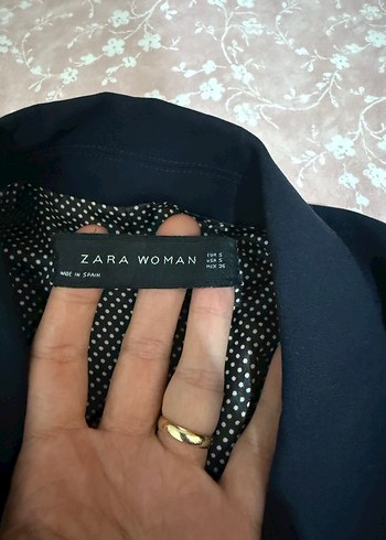 Düğmeli Lacivert Midi Kadın Ceket - Görsel 3