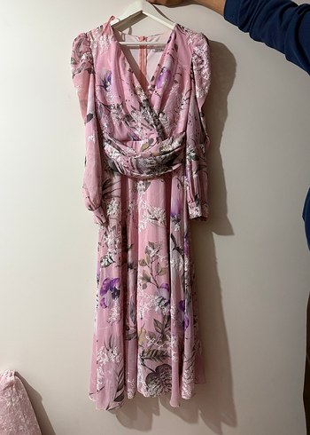 Pembe Bohem Uzun Elbise - Görsel 2