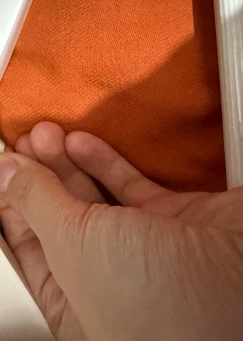 Kadın turuncu  Düğmeli Ceket - Görsel 6