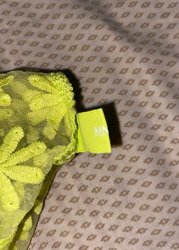 Mango Nakışlı Dantel Detaylı Yeşil Bohem Kadın Çanta