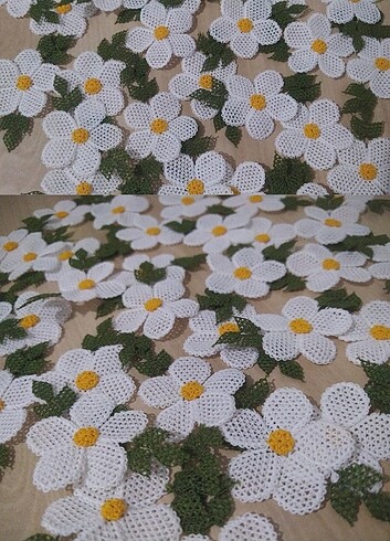 İğne oyası papatya