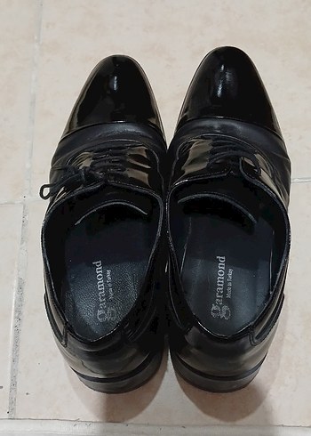 Erkek Siyah Parlak Klasik Ofis Ayakkabısı - Görsel 2