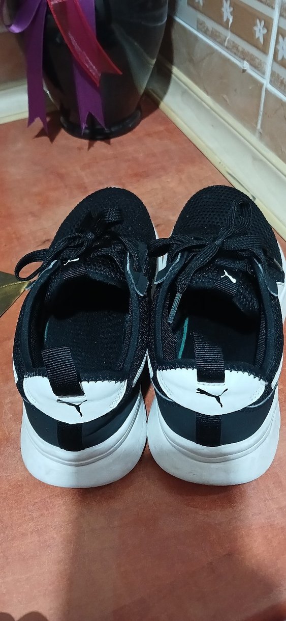 Siyah Bağcıklı Kadın Spor Ayakkabı - Görsel 2