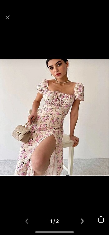 çiçekli elbise