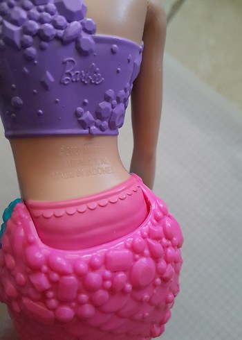 Beden Renk Barbie Pastel Renkli Deniz Kızı Bebek