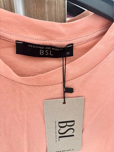 m Beden pembe crop bluz
