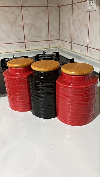 Porselen baharatlık yağdanlık 7 parça