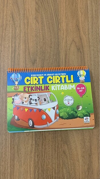 Cırt cırtlı etkinlik kitabı